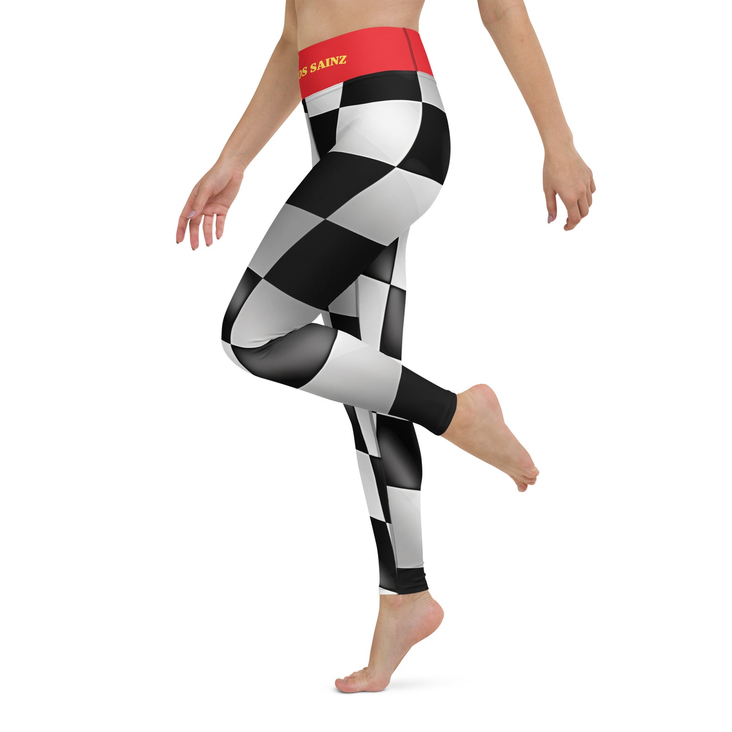 SAINZ CHECKERED - Yoga Leggings